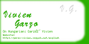 vivien garzo business card